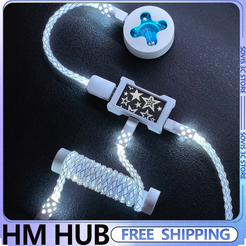 Tech Gaming Accessories - UNKNOWN HM HUB Luminous keyboard cable