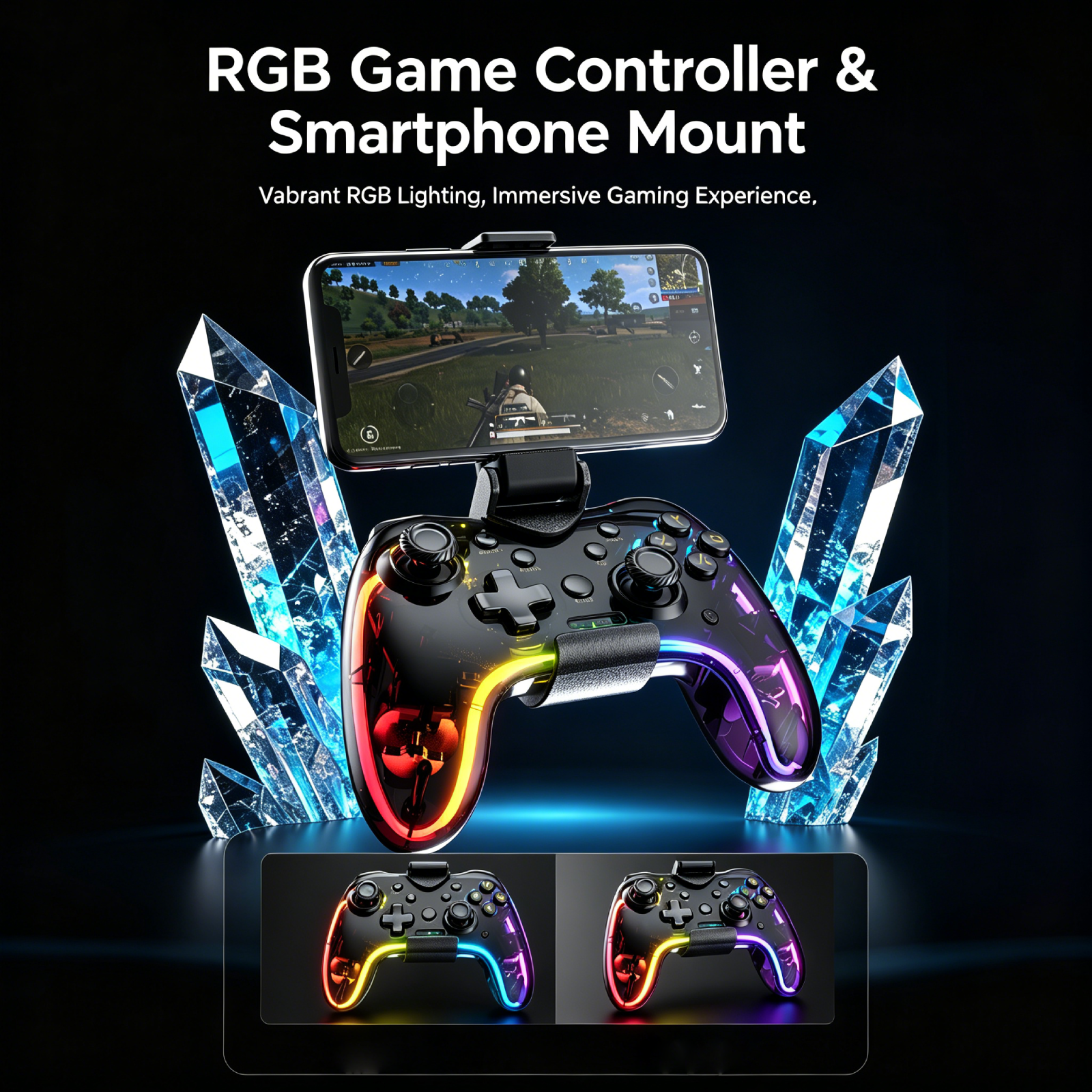 Tech Gaming Accessories - For Wireless Bluetooth Game Controller with