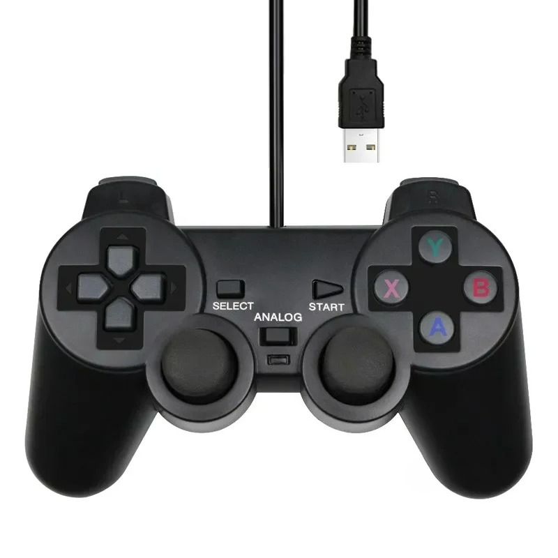 Tech Gaming Accessories - Wired USB PC Gaming Joystick Gamepad