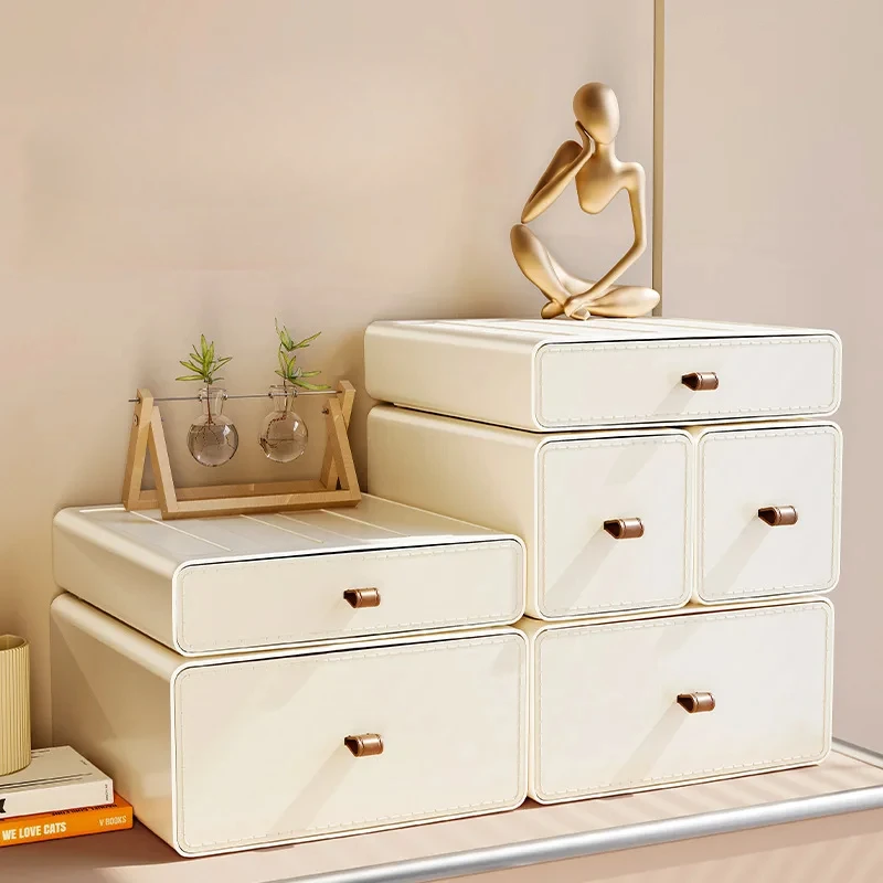Tech Accessories For Office Desk - Desktop Storage Box Stackable Office Desk