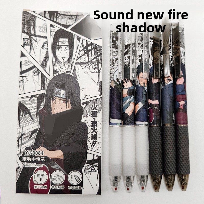 Anime Naruto Gel Pen Cute Cart - Tech Accessories For Office avaliação e preço