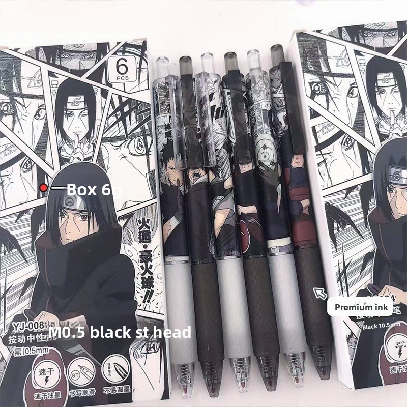 Anime Naruto Gel Pen Cute Cart - Tech Accessories For Office avaliação e preço