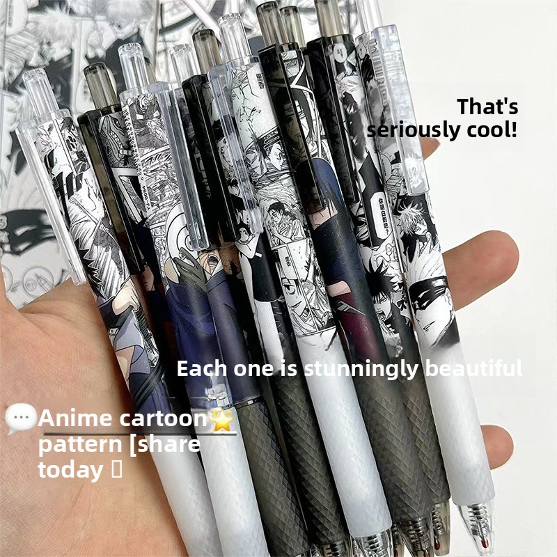 Anime Naruto Gel Pen Cute Cart - Tech Accessories For Office avaliação e preço