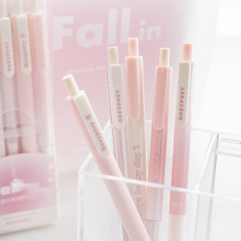5Pcs/box Gradient Gel Pen Set  - Tech Accessories For Office avaliação e preço