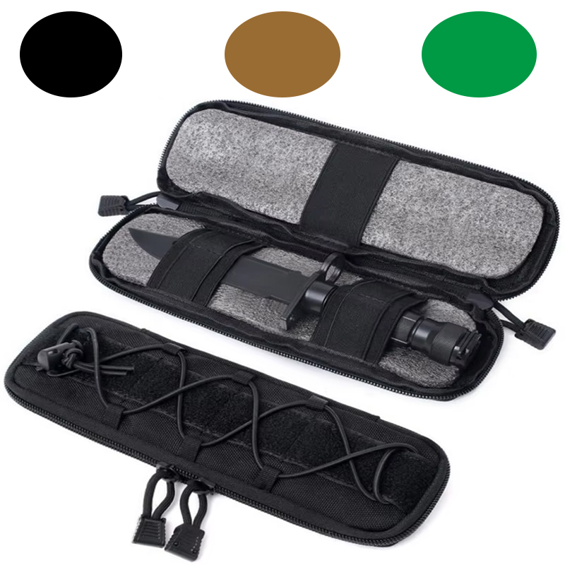 Tactical Belt Bag Knife Flashl - Tech Accessories Pouch avaliação e preço