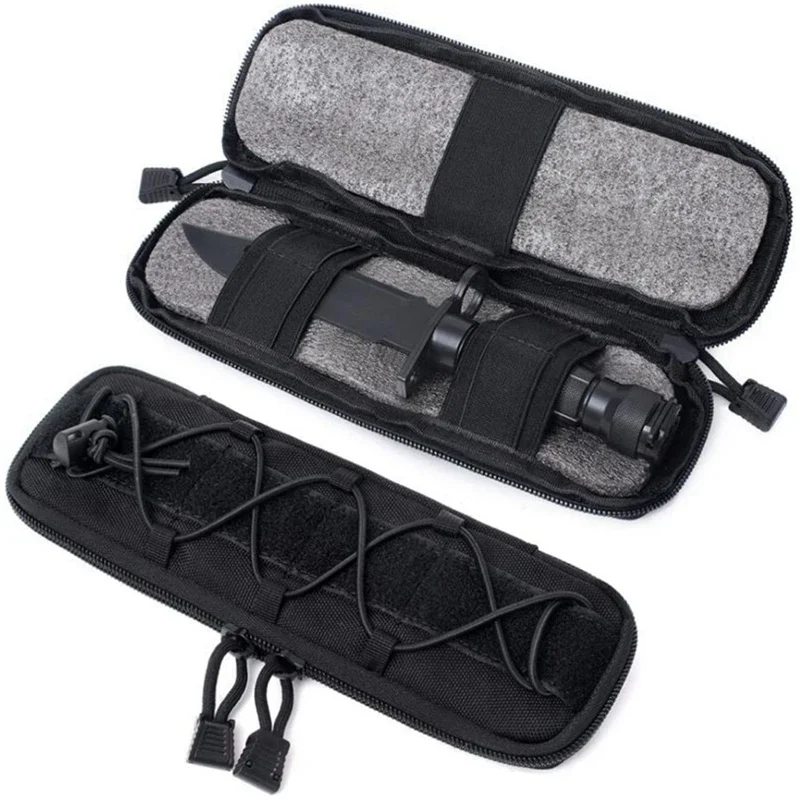 Tactical Belt Bag Knife Flashl - Tech Accessories Pouch avaliação e preço