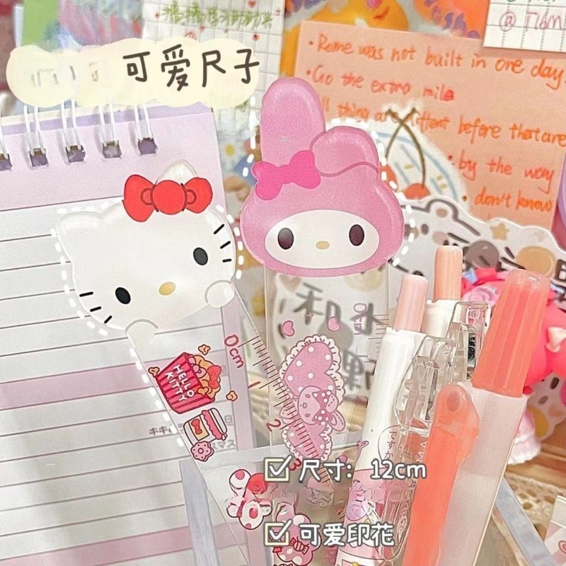 Cinnamoroll Ruler Cute Sanrio  - Tech Accessories For Office avaliação e preço