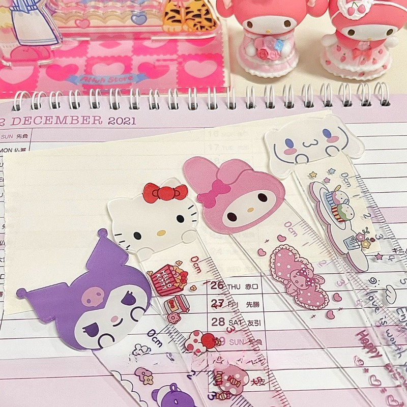 Cinnamoroll Ruler Cute Sanrio  - Tech Accessories For Office avaliação e preço