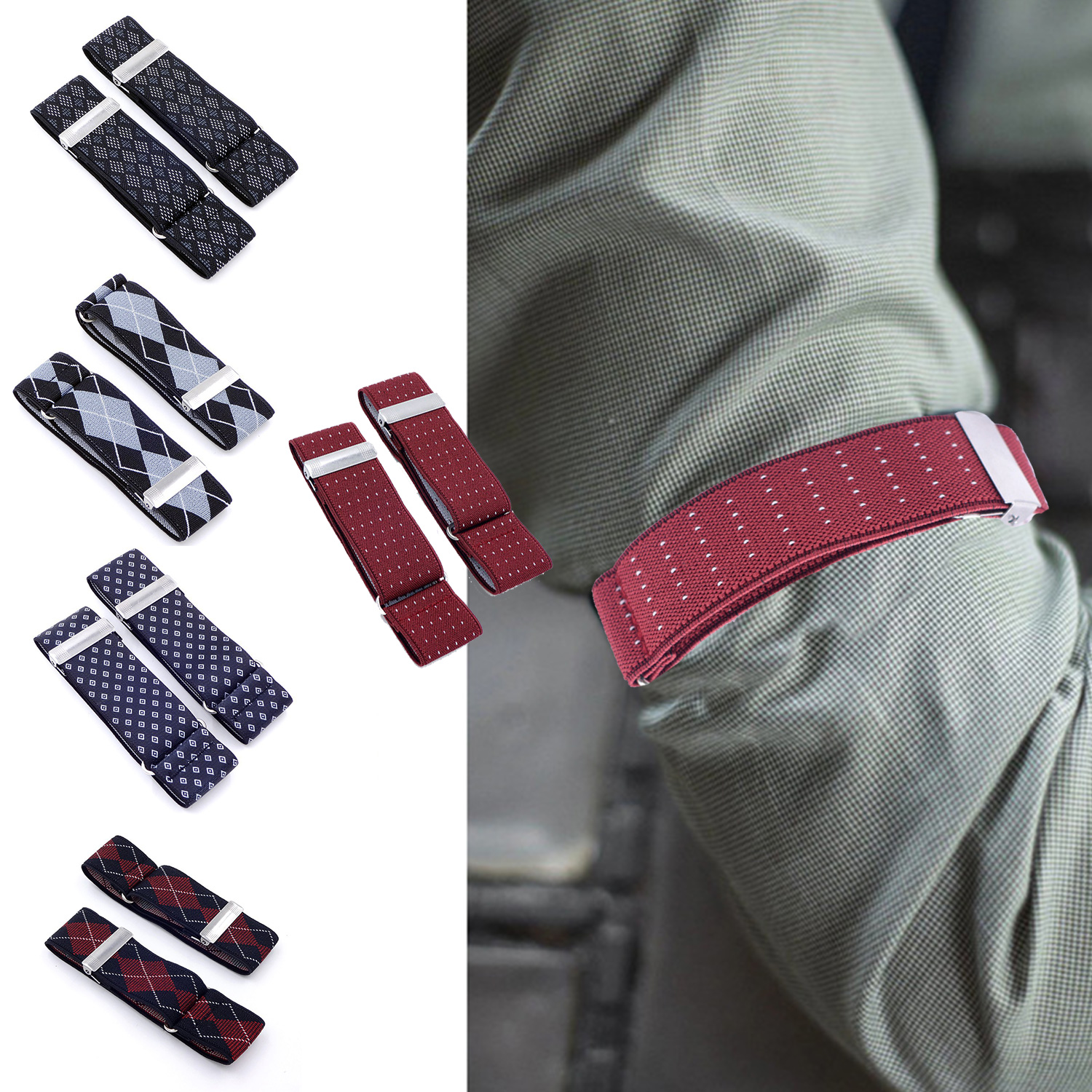 Men Business Elastic Adjustabl - Tech Wear Accessories avaliação e preço