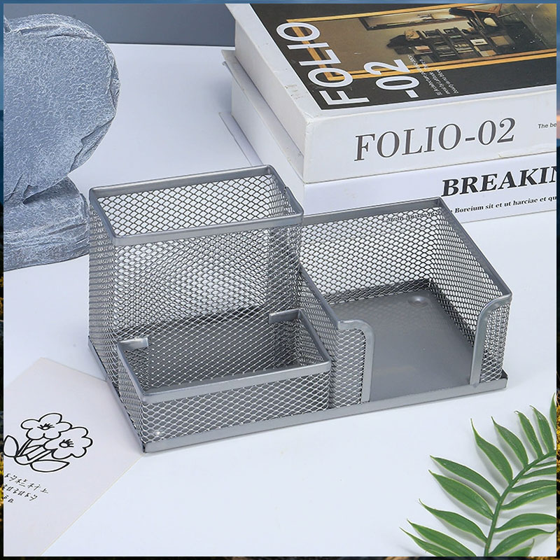 Mesh Pen Holder for Desk 3 Com - Tech Accessories For Office Desk avaliação e preço