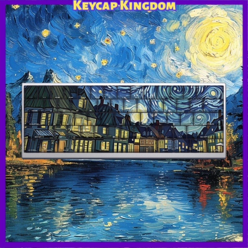 Van Gogh Starry Sky Theme Keyc - Tech Gaming Accessories avaliação e preço