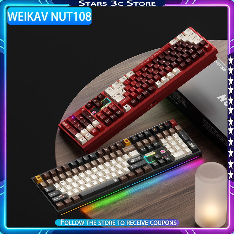 WEIKAV NUT108 Mechanical Keybo - Tech Gaming Accessories avaliação e preço