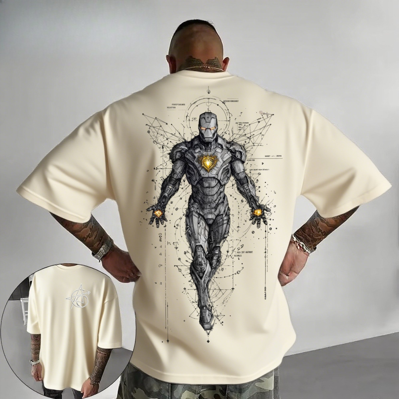 2026 New Cyberpunk Iron Man Te - Tech Accessories Shop avaliação e preço
