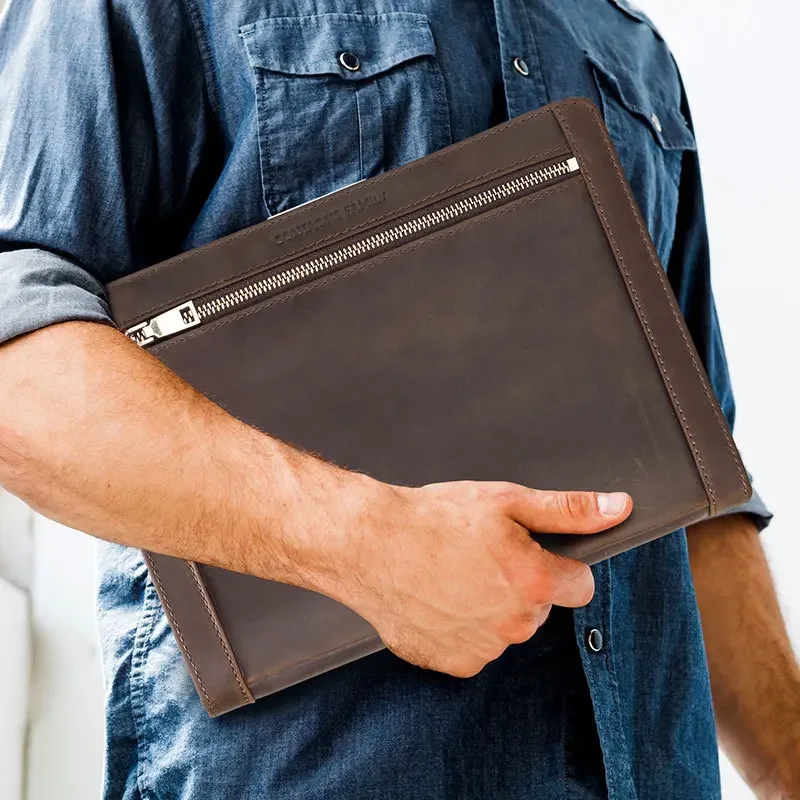 Leather Tablet Storage Bag for - Tech Accessories Tablet avaliação e preço
