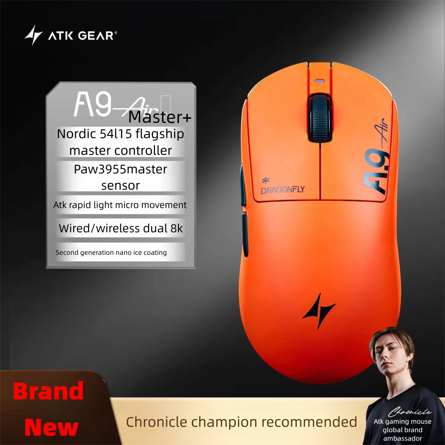 ATK A9 Air Ultimate Plus Gamin - Tech Gaming Accessories avaliação e preço