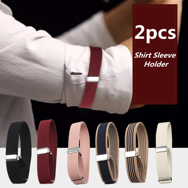 HOT 2Pcs Mens Sleeve Garters H - Tech Wear Accessories avaliação e preço