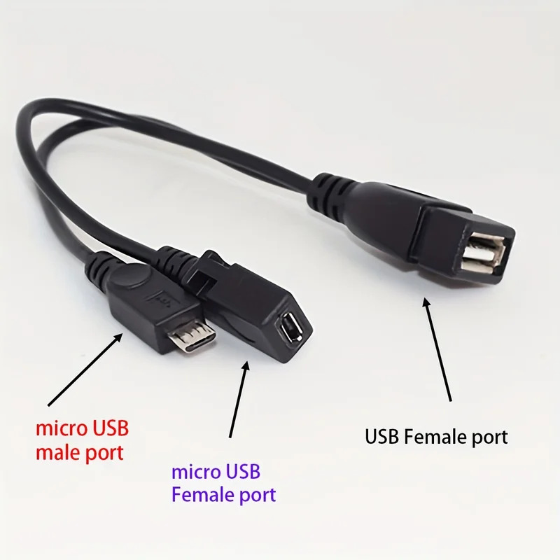 2-in-1 OTG USB to Micro USB Sp - Tech Accessories Tablet avaliação e preço