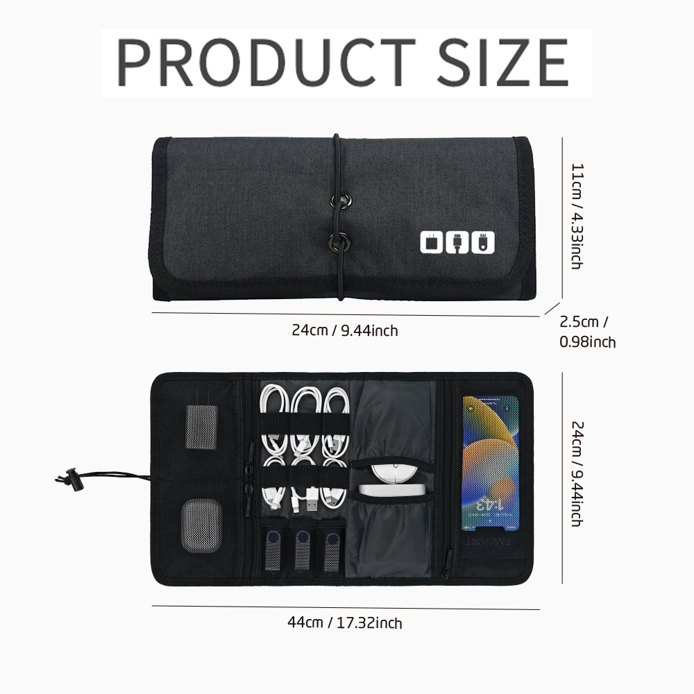 Tech Organizer Bag Cable Stora - Tech Accessories For Office avaliação e preço