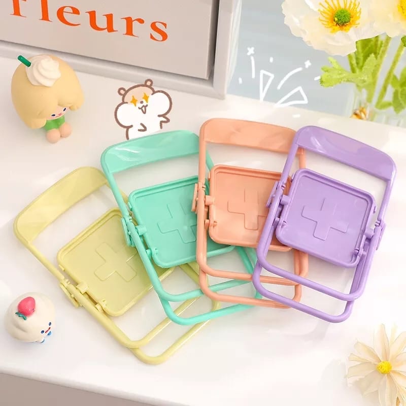 Cute Chair Phone Holder Stand  - Tech Accessories For Office Desk avaliação e preço