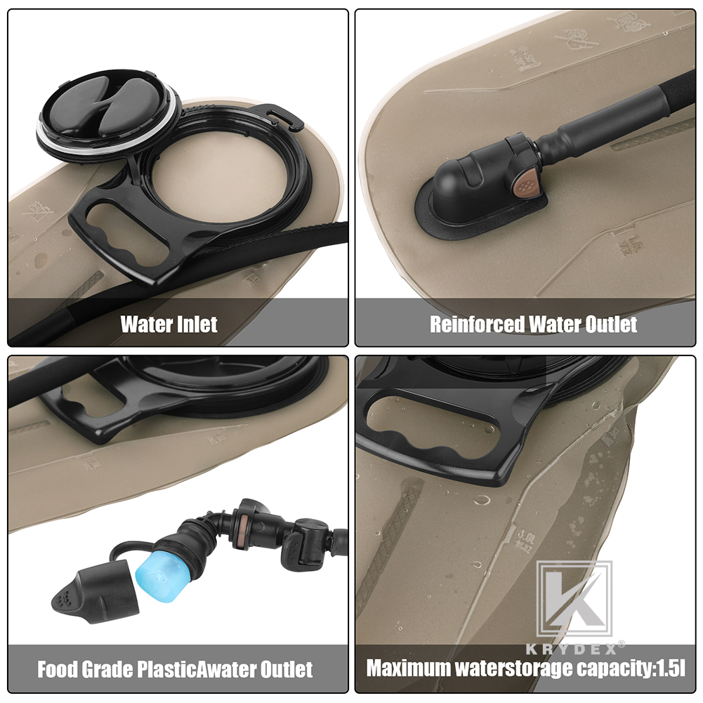 KRYDEX Tactical 1.5L 50oz Hydr - Tech Accessories Pouch avaliação e preço