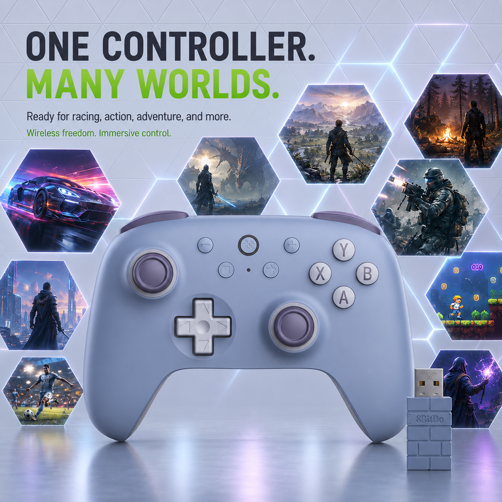 8BitDo New Ultimate 2C Wireles - Tech Gaming Accessories avaliação e preço