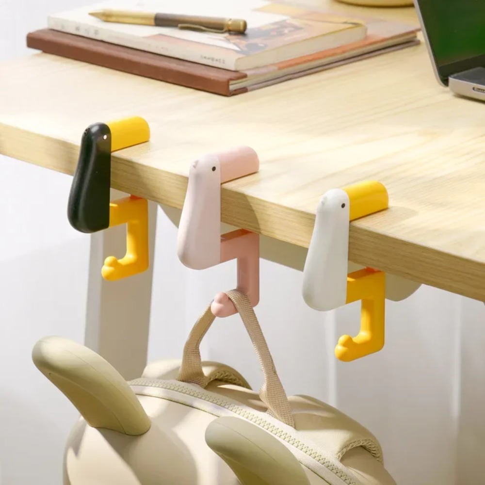 1pc Duck Shaped S Type Foldabl - Tech Accessories For Office Desk avaliação e preço