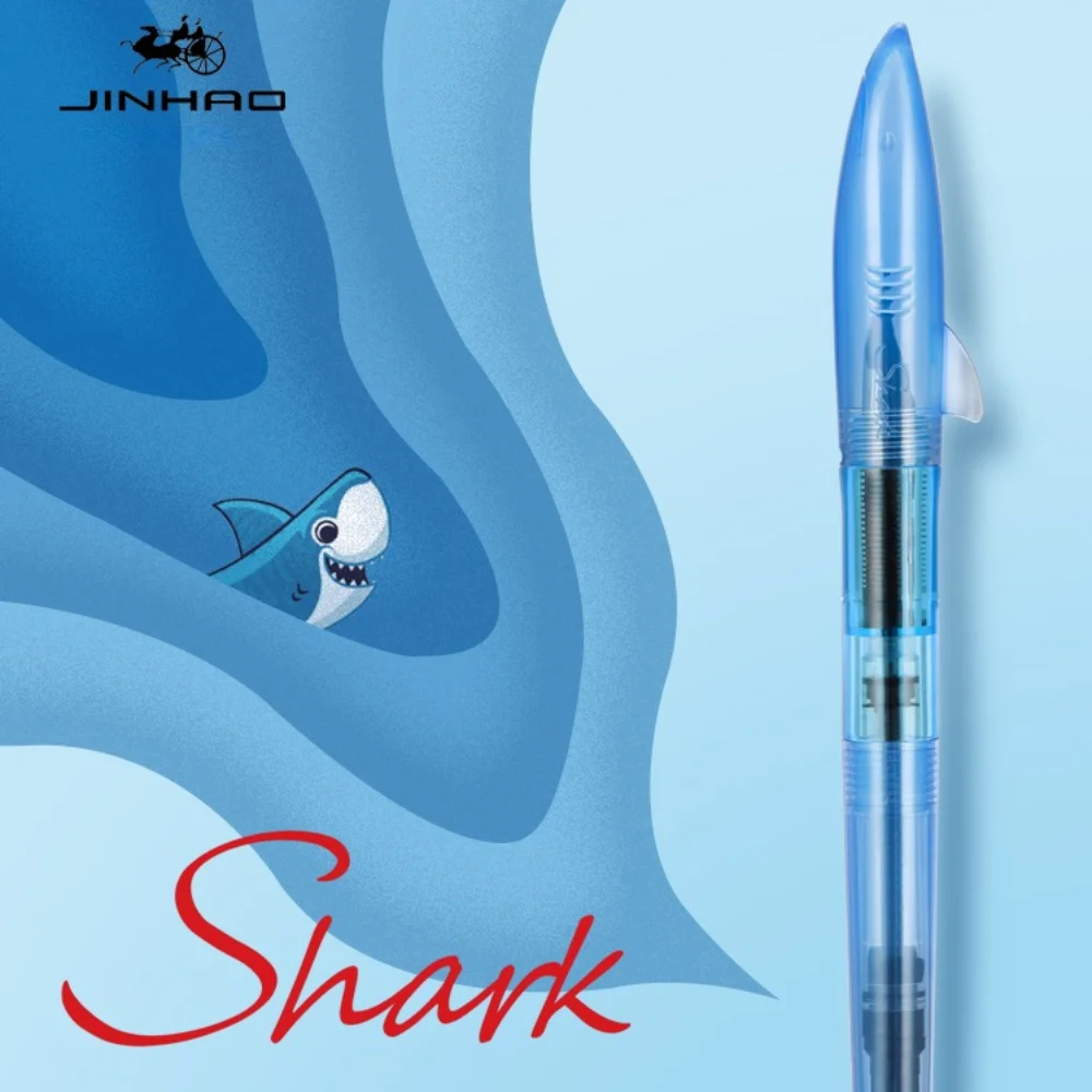 Jinhao Cute Shark Fountain Pen - High Tech Office Accessories avaliação e preço