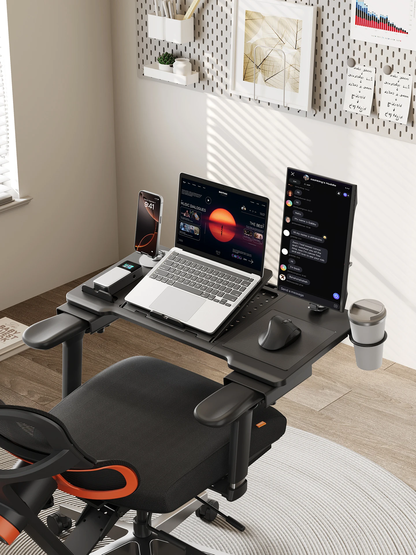 Ergonomic Chair Armrest Desk A - Tech Accessories For Office Desk avaliação e preço