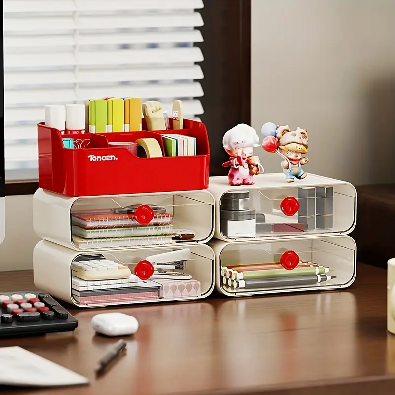 3 Layers Desk Organizer With D - Tech Accessories For Office Desk avaliação e preço