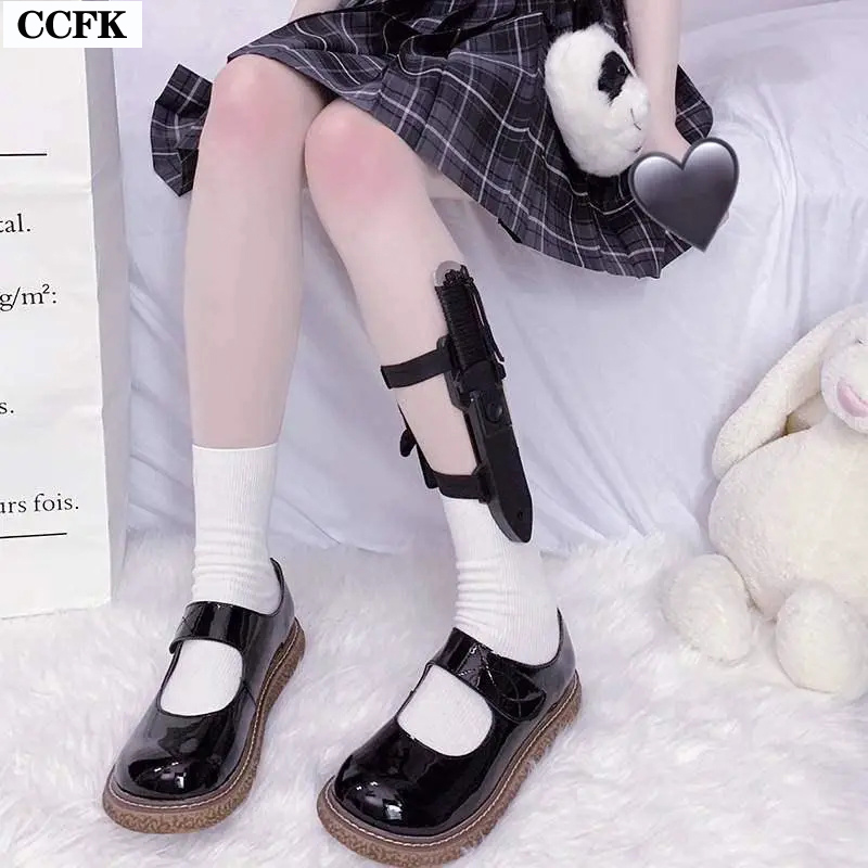 Goth Leg Ring Kawaii Knife Pro - Tech Wear Accessories avaliação e preço